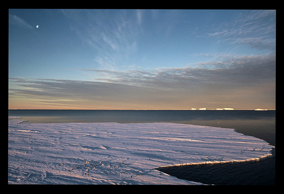 Twilight at the Mawson Ice-edge